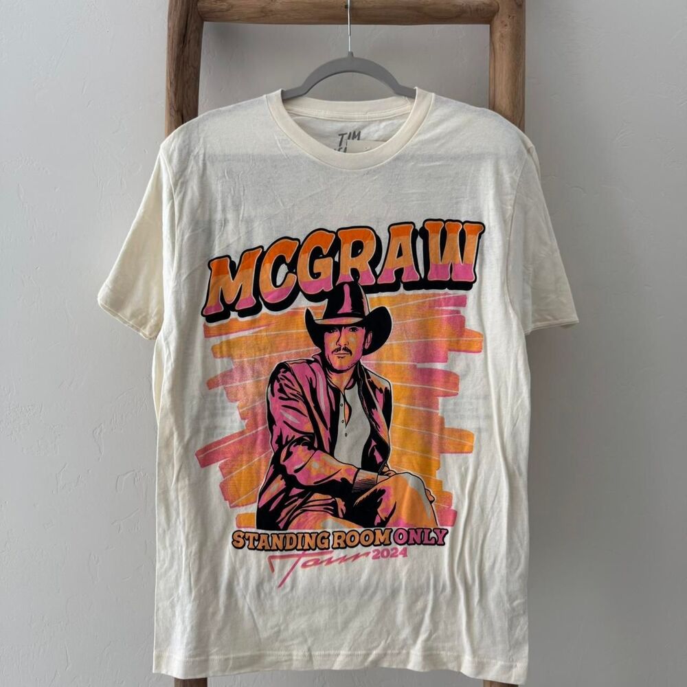Tim Mcgraw Standing Room Only Mens Shirt Large Country Concert
